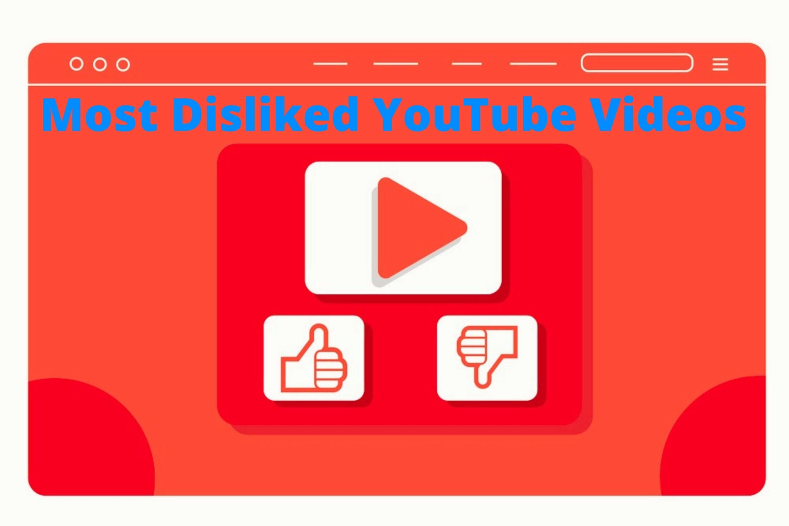 most dislike video